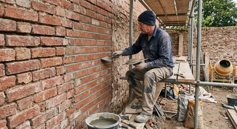 Our team working on Masonry Service projects in Fairfield County, CT