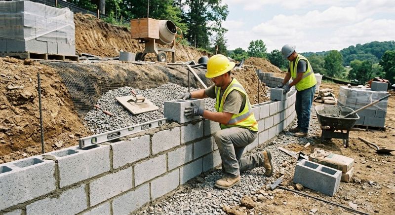 Block Wall Installation in Mamaroneck, NY