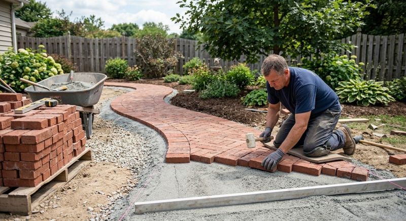 Brick Hardscape Installation in Alpine, NJ
