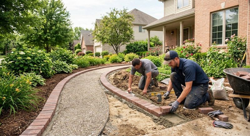 Brick Hardscaping Installation in Smithtown, NY