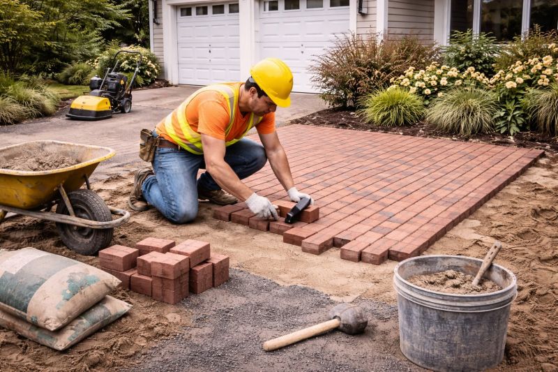 Brick Paving Installation in Ossining, NY