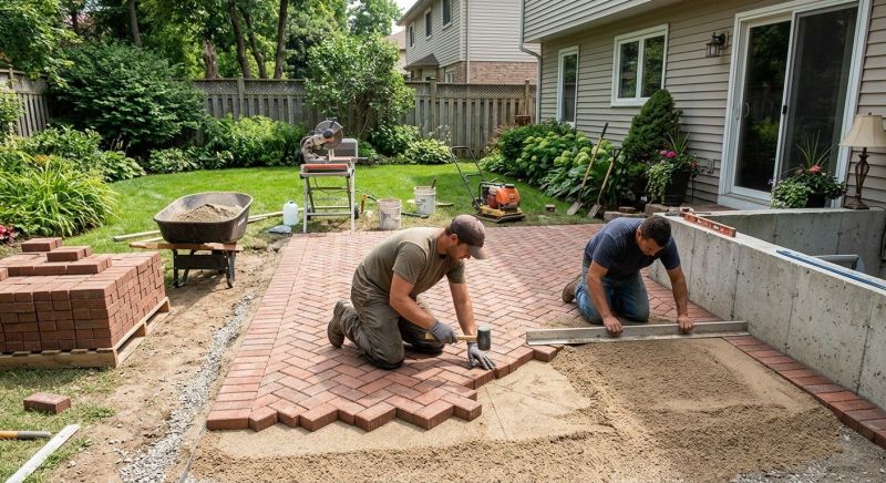 Brick Paving Installation in Redding, CT
