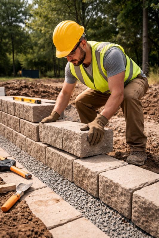 Concrete Blocks Installation in Trumbull, CT