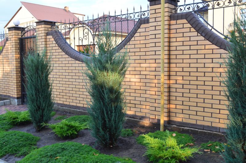 Brick Fence Installation